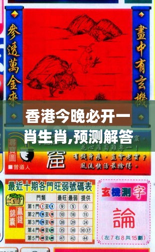 香港和彩王中王精準(zhǔn)一肖，揭秘彩票預(yù)測之謎，揭秘彩票預(yù)測之謎，香港和彩王中王精準(zhǔn)預(yù)測一肖技巧